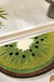 Feblilac Fruit Semicircle kiwi Tufted Bath Mat