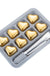 304 Heart-shaped Gold Stainless Steel Ice Cube