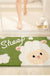 Feblilac Cute Animals Little White Sheep Tufted Bath Mat