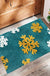 Feblilac Christmas Snowflake Tufted Bath Mat