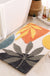 Colorful Tropical Leaves Bath Mat