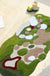 3D Green Moss Leaves Area Carpet for Bedroom Bathroom 80x160cm