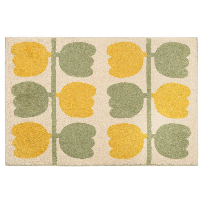 Painted Garden Bath Mat