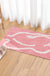 Feblilac Pink Naked Back Bath Mat