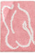 Feblilac Pink Naked Back Bath Mat