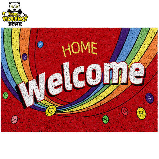 Rainbow Candy Outdoor Mat