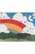 Rainbows and Clouds Bath Mat