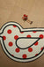 Red Dot Bird Bath Mat