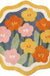 Feblilac Red Yellow Pink Flower Garden Area Mat