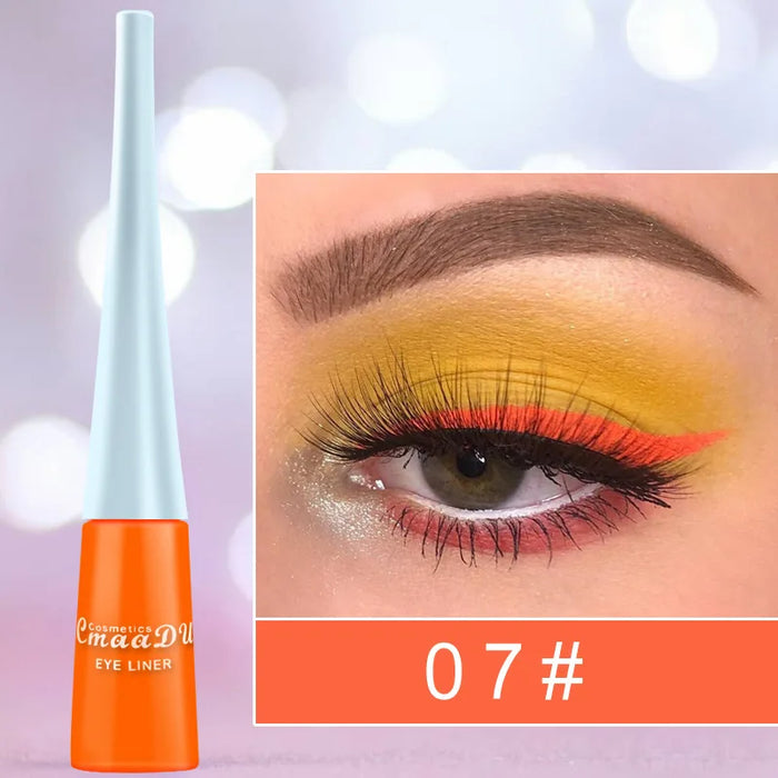 Colorful Sexy Eyeliner Liquid Pencil Waterproof Easy To Wear Make Up Matte Eye Liner Blue Red Green White Gold Brown Eyliner