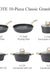 Carote Nonstick Granite Cookware Sets 10 Pcs Stone Cookware Set,non stick frying pan set , pots and pans set