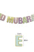 EID Mubarak Banner Ramadan Kareem Banner Party Decorations Supplies Star Moon Hanging Ornament Umrah Mubarak Decoration for Home