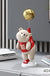 Creative Balloon Polar Bear Resin Ornaments, Home Decor Crafts, Office Desk Figurines, Bookcase Sculpture Craft