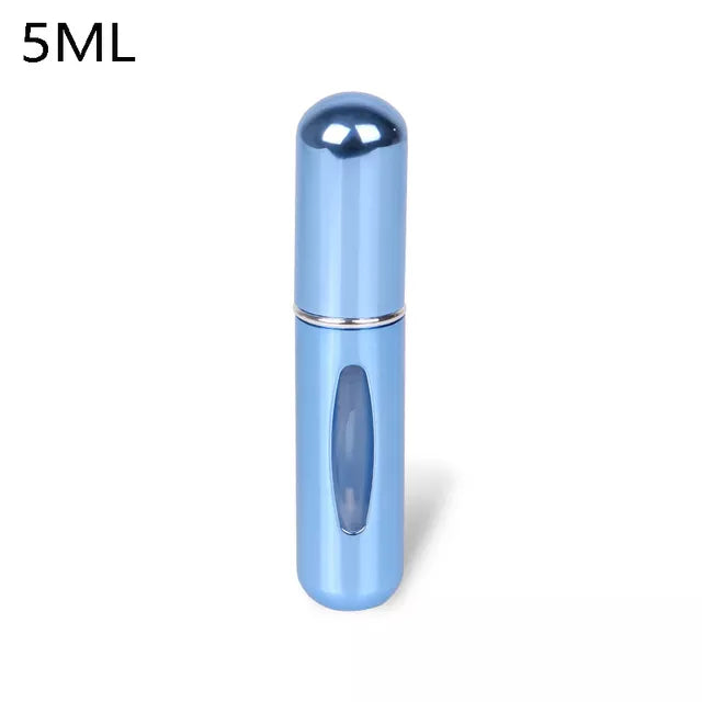 8/5ml Perfume Atomizer Portable Liquid Container For Cosmetics Traveling Mini Aluminum Spray Alcochol Empty Refillable Bottle