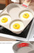 4-hole Omelet Pan with Lid Egg Burger Cooking Pan Home Breakfast Cookware Universal Gas & Induction Cooker Non-stick Frying Pan