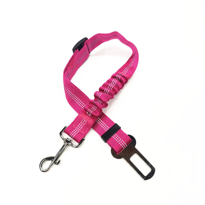 Adjustable Pet Cat Dog Car Seat Belt Pet Seat Vehicle Dog Harness Lead Clip Safety Lever Traction Dog Collars Dog Accessoires