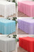 2pcs Disposable tablecloth table skirt