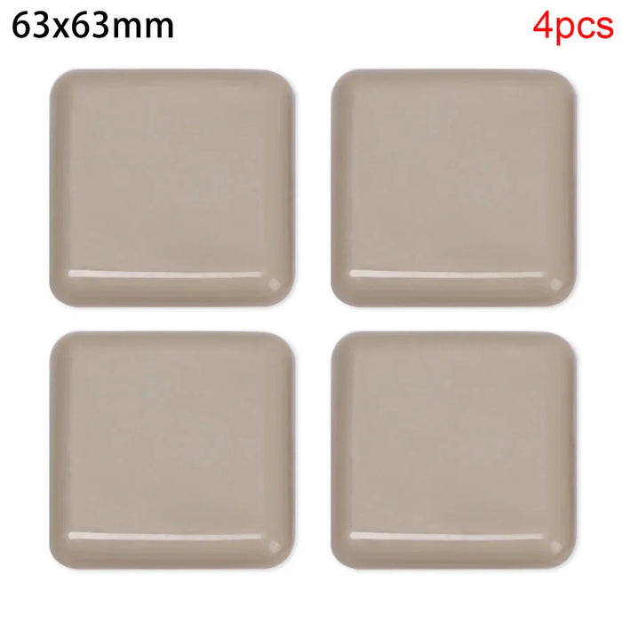 4pcs Furniture Leg Slider Pads Anti Scratch Easy Move Heavy Furniture Thickened Moving Pad Anti-abrasion Floor Protector Mat