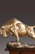ERMAKOVA Cold Cast Bronze Bull Sculpture Statue Home Resin Animal Jewelry Home Bar Office Window Decoration Cafe