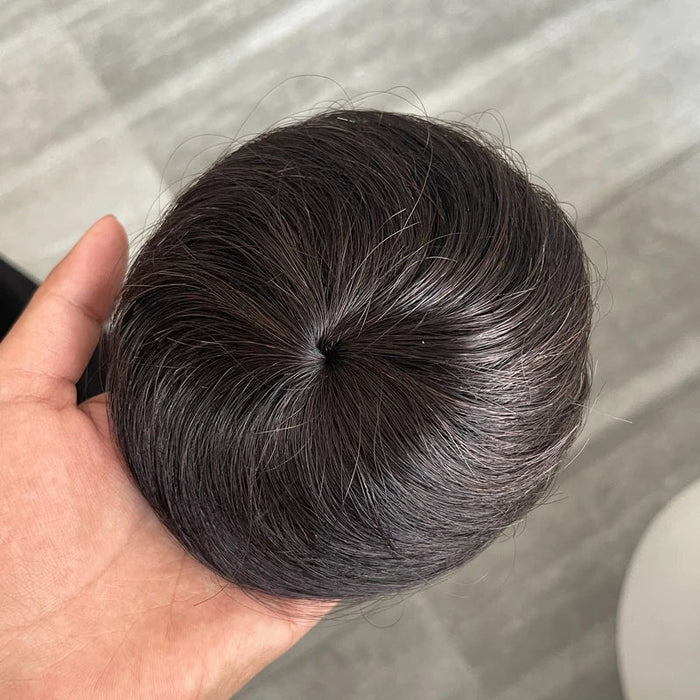 MRS HAIR Human Hair Buns Claw On Drawstring Ponytail Flexible Hair Pieces Updo Donut Chignon Clip On Buns For Wedding and Show