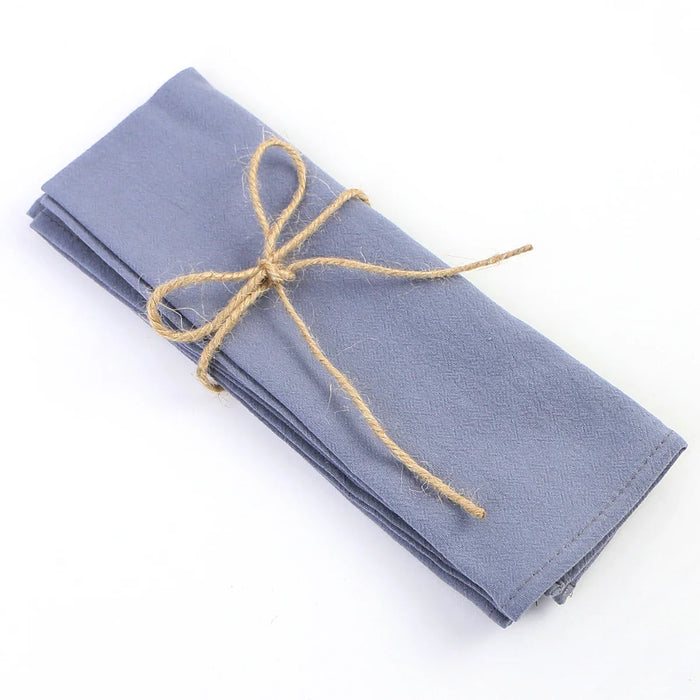 50PCS Wholesale Washable 30X45CM Cotton Cloth Napkins Tea Towels Table Mat Wedding Party Home Dinner Kitchen Hotel Banquet Decor