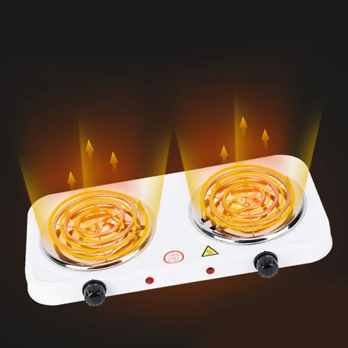 20CC Portable Electric Iron for BURNER Double Stove Mini Hotplate Adjustable Temperature Furnace Home Kitchen Cook Coffee Hea