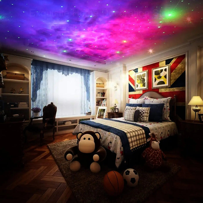 Galaxy Star Astronaut Projector LED Night Light Starry Sky Porjectors Lamp Decoration Bedroom Room Decorative For Children Gifts