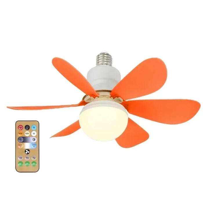 AC85V-265V 40W/30W Ceiling Fans LED Fan Lamp Fanlight Remote Control E27 Ceiling Fan with Memory Function for Bedroom Kitchen