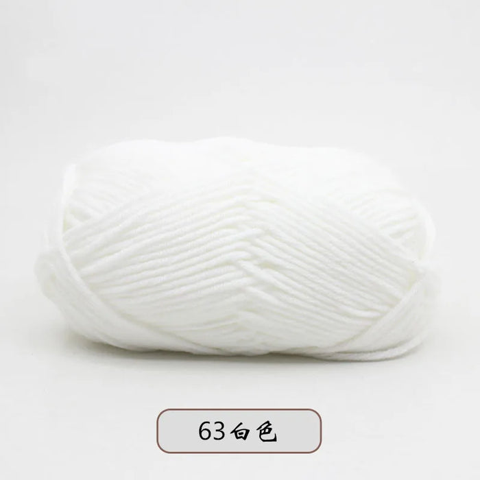 50g/Set 4ply Milk Cotton Knitting Wool Yarn Needlework Dyed Lanas For Crochet Craft Sweater Hat Dolls At Low Price