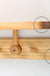 Coat Rack Wood Hallway Hat Hook Hanger Bedroom Door Wall-Mounting Hook Corner Room Kitchen Toilet Wall Brack Storage Hook