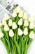 35 cm Tulip Flower Artificial Tulip Bouquet 10/5Pcs PE foam Fake Flower for wedding Ceremony Decor Home Garden Bouquet Decor