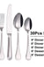 24/30 Pieces Gold Cutlery Set Complete Stainless Steel Tableaware Mirror Dinner Set Sliveware Knife Fork Spoon Kitchen Untensils