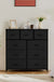 Dresser with 9 Drawers for Bedroom Fabric Storage Tower, Organizer Unit Sturdy Steel Frame, Wooden Top & Easy Pull