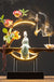 FY Chinese Style Backflow Incense Burner Plug-in LED Light with Iron Frame Incense Sticks Holder Big Size Home Decor Ornaments