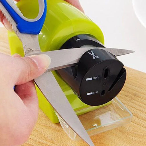 F2 Multi-Function Electric Fast Knife Sharpener Home Cutlery Sharpener Suction Cup Scissors Sharpening Tool Kitchen Gadgets