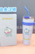 700/1200ml Sanrio Hello Kitty Cinnamoroll Thermos Cup Straw Cup with Handle Cartoon High Capacity Stainless Steel Water Cup Gift