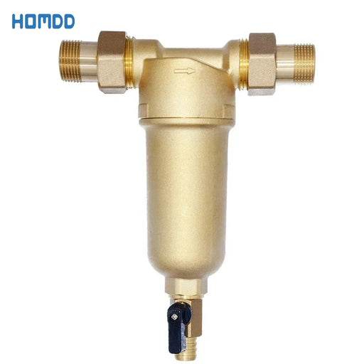 Brass Whole House Pre Filter Household Tap Water Pipe Gas Water Heater Underfloor Heating Boiler Household Water Purifier