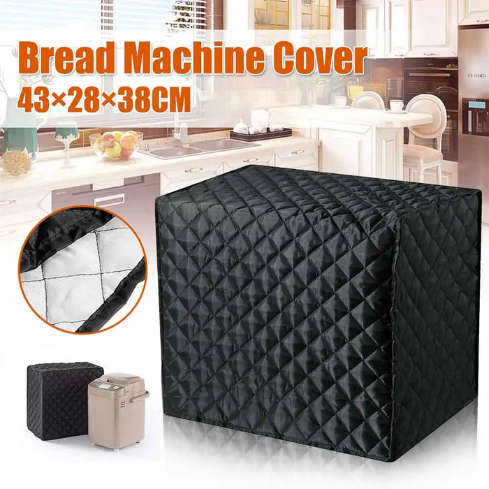 Black Bread Machine Cover Kitchen Appliances Dust Cover Household Electric Toaster Protector Case Home Storage Organizer