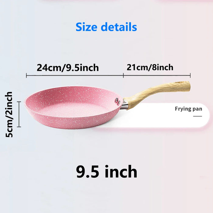 28/24/20cm Frying Pan Wok Pan Non-Stick Pan Skillet Cauldron Induction Cooker Pancake Pan Egg Pan Gas Stove For kitchen Home