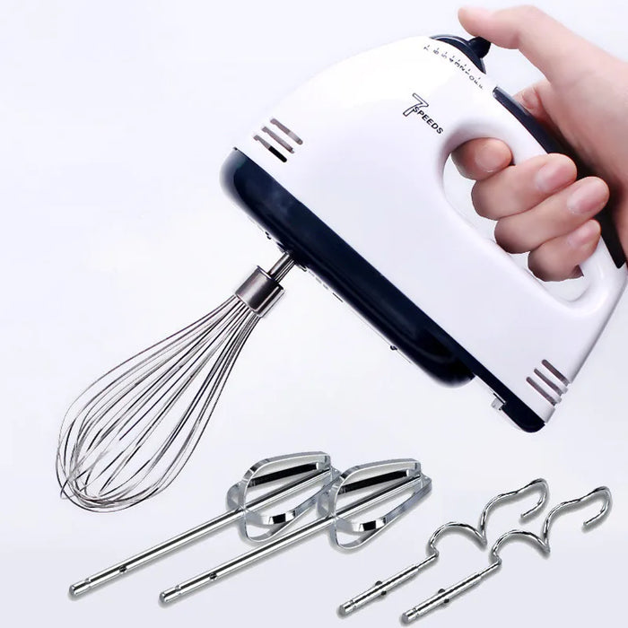 Electric Handheld Egg Beater Whisk Blender Home Kitchen Food Mixer 7 Speed Food Mixer Table Stand Cake Dough Stir Mixer