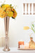 6Pcs Metal Trumpet Vases Desktop Metal Large and Tall Vases Flower Holder Gold Metal Flower Luxury Decoration Vase Centerpiece