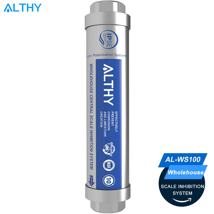 ALTHY AL-WS100 IPS Whole House Water Descaler Scale Inhibition Softener System Machine Anti Limescale Corrosion & Hard water