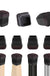 8PCS Chair Leg Floor Protectors with Thick Wrap Felt Pads Silicone Furniture Leg Covers Black Table Feet Cups to Protect Floors