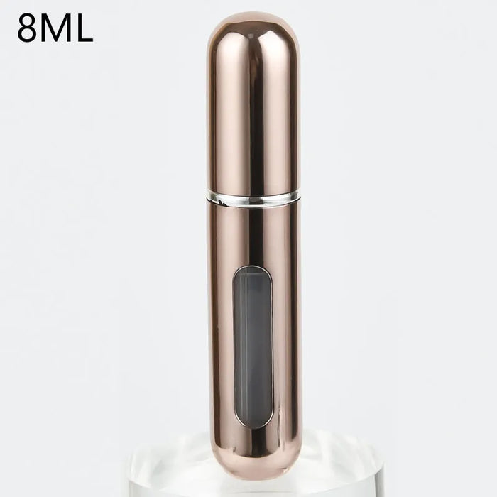 8/5ml Perfume Atomizer Portable Liquid Container For Cosmetics Traveling Mini Aluminum Spray Alcochol Empty Refillable Bottle