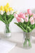 29cm Tulip Artificial Flowers Bouquet 10/5Pcs PE Foam Fake Flower for Wedding Ceremony Decoration Home Room Garden Bouquet Decor