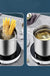 4 Pcs Stainless Steel Pasta Cooker Steamer Deep Fryer Pot 4 L Soup Pot With Steam Grid Fry Basket for Pasta Asparagus Cookware