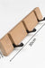 Foldable Bamboo Wall-mounted Clothes Hooks Door Hangers Household Coat Towel Hook Shelf Bathroom Hanging Rack