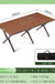 Camping Beach Folding Tables and Chairs Wooden Grain Carbon Steel Wild Table Portable Tourism Plate Table