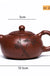 230ml Authentic Yixing Purple Clay Teapot Master Handmade Xishi Kettle Custom Beauty Tea Infuser Chinese Zisha Tea Accessories