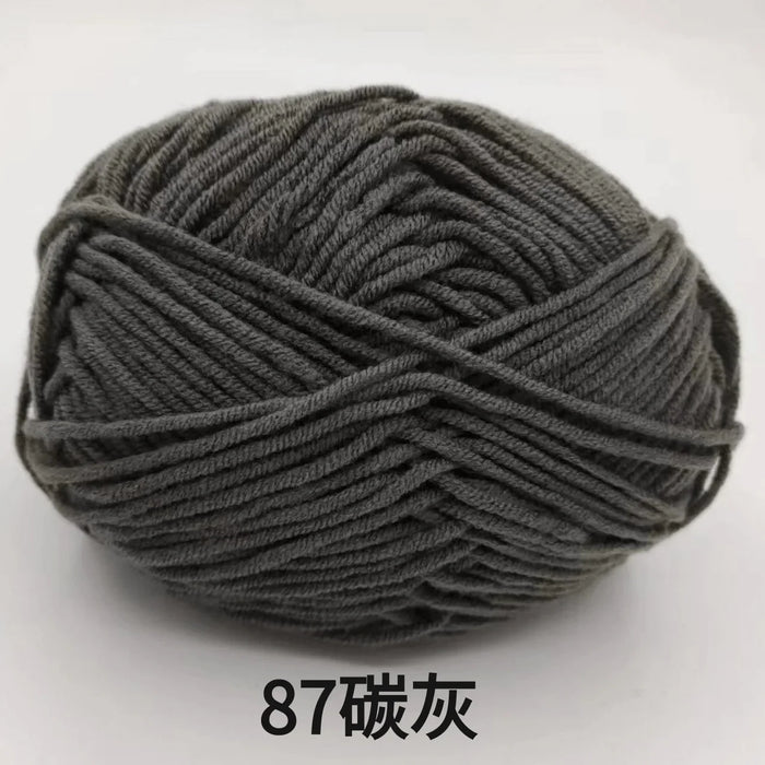 50g/Set 4ply Milk Cotton Knitting Wool Yarn Needlework Dyed Lanas For Crochet Craft Sweater Hat Dolls At Low Price